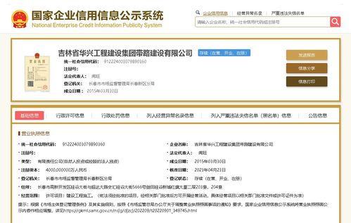 吉林省华兴工程建设集团因违反安全生产法一日内连遭四次处罚